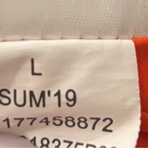 Rachel Roy Conchetta Red Floral Crepe High Low Ruffle Collar Dress Sz Large - Picture 9 of 10